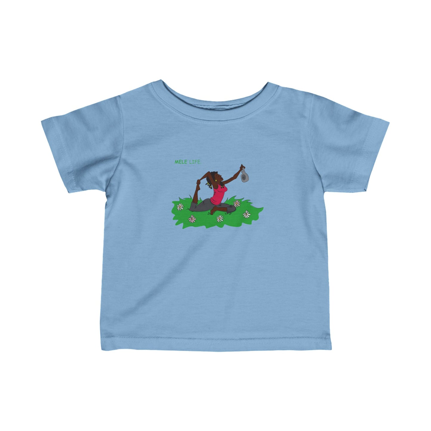 Infant Tee - Yoga Lady2