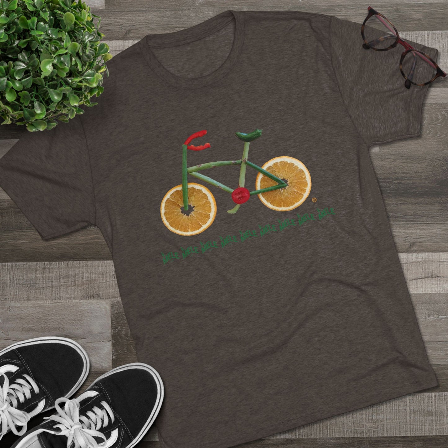 Triblend Tee (unisex) - Veggie Bike