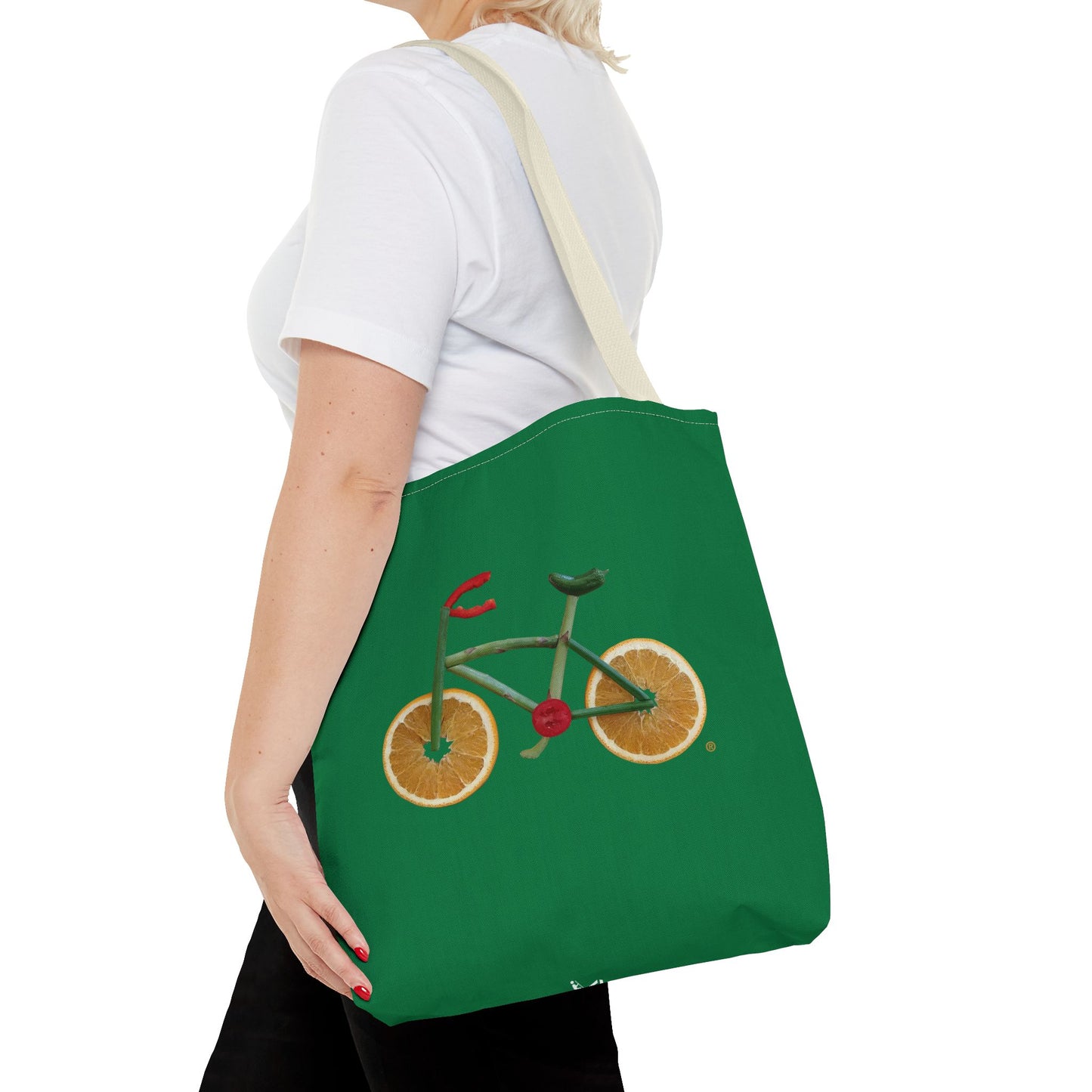 Tote Bag - Veggie Bike  (green)