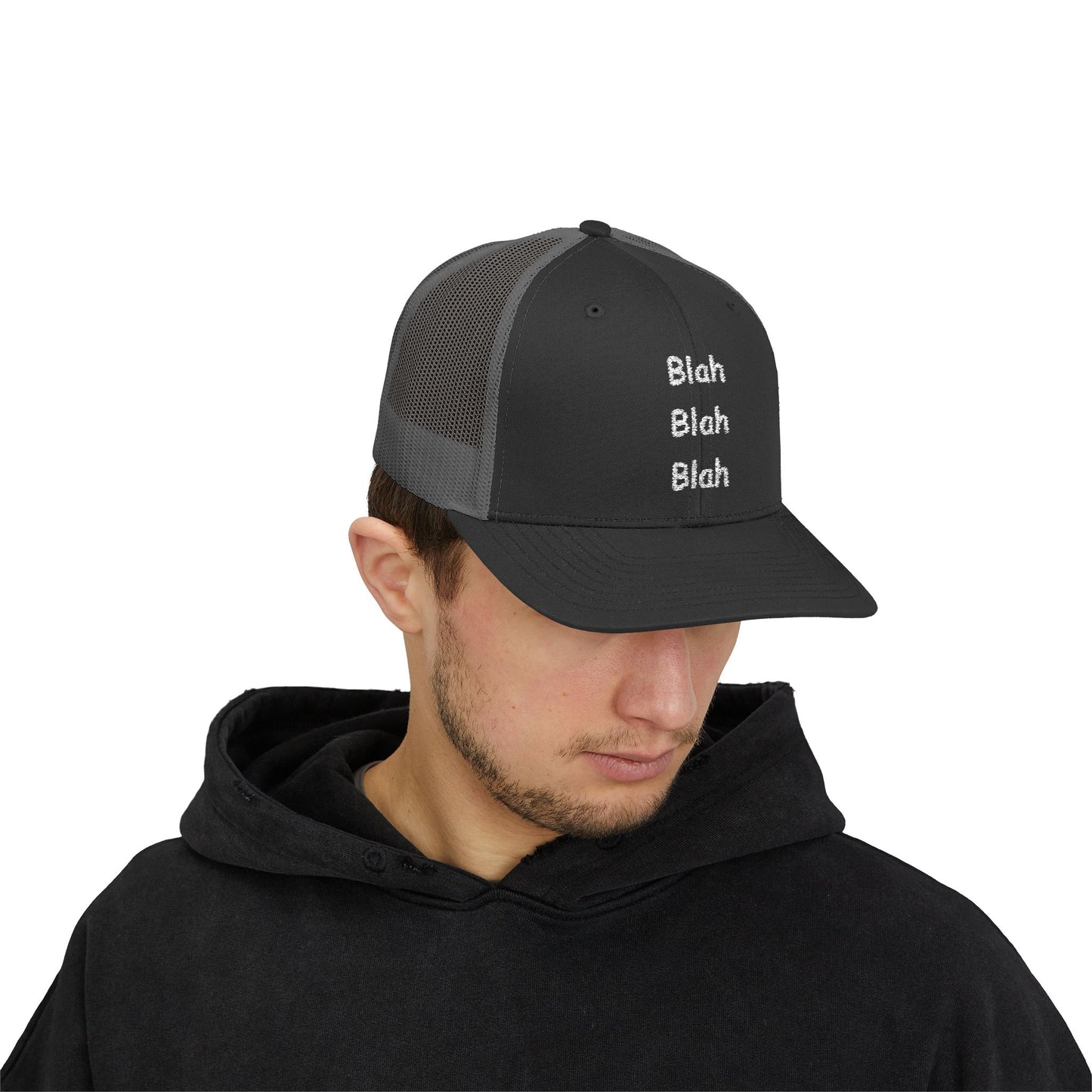 Baseball Cap (Snapback Trucker style) - Blah Blah Blah