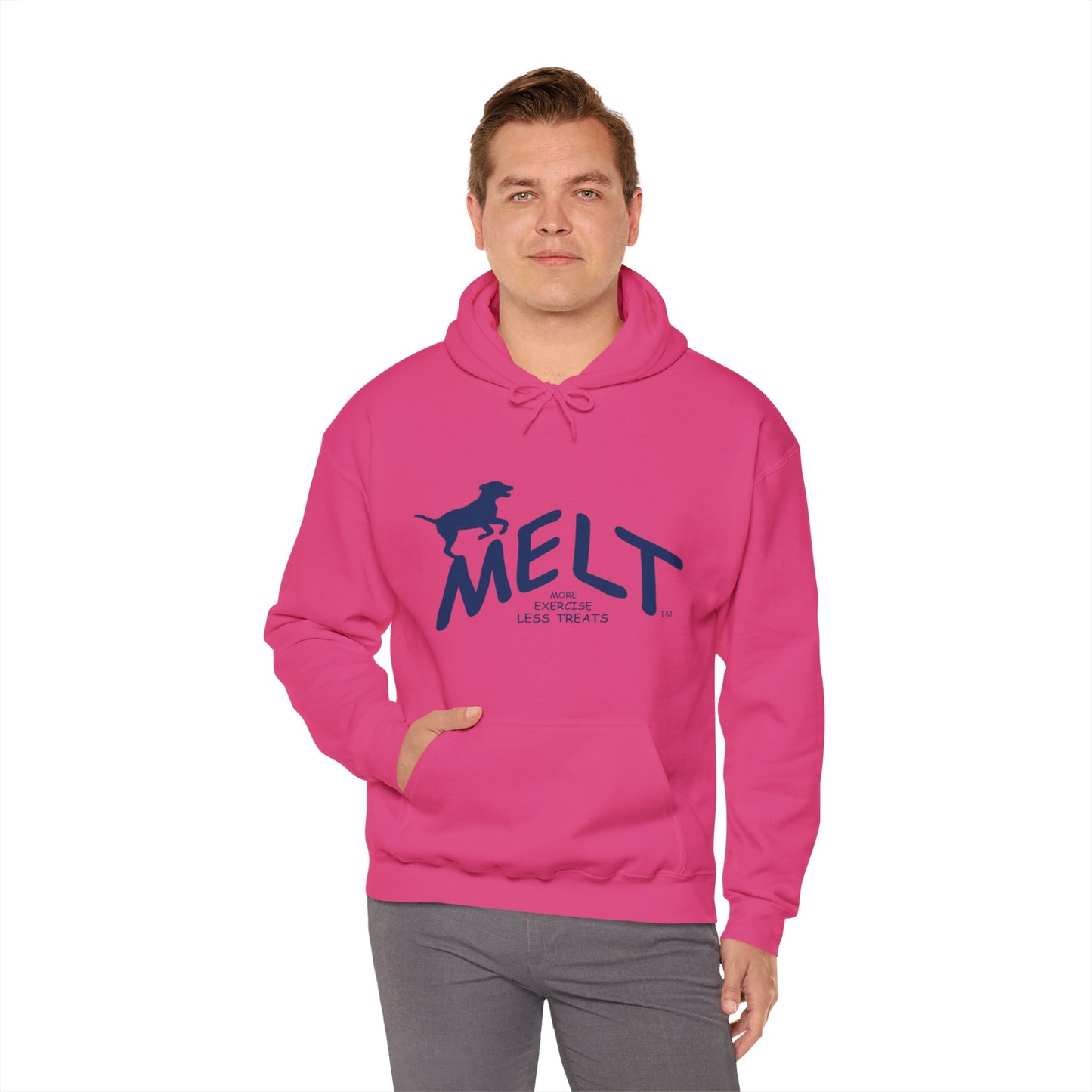 Hooded Sweatshirt (unisex) - MELT   (blue)