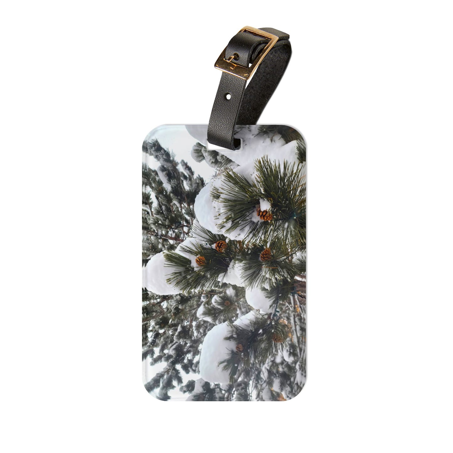Luggage Tag - Pine Cones