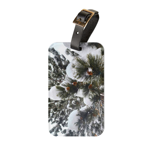 Luggage Tag - Pine Cones