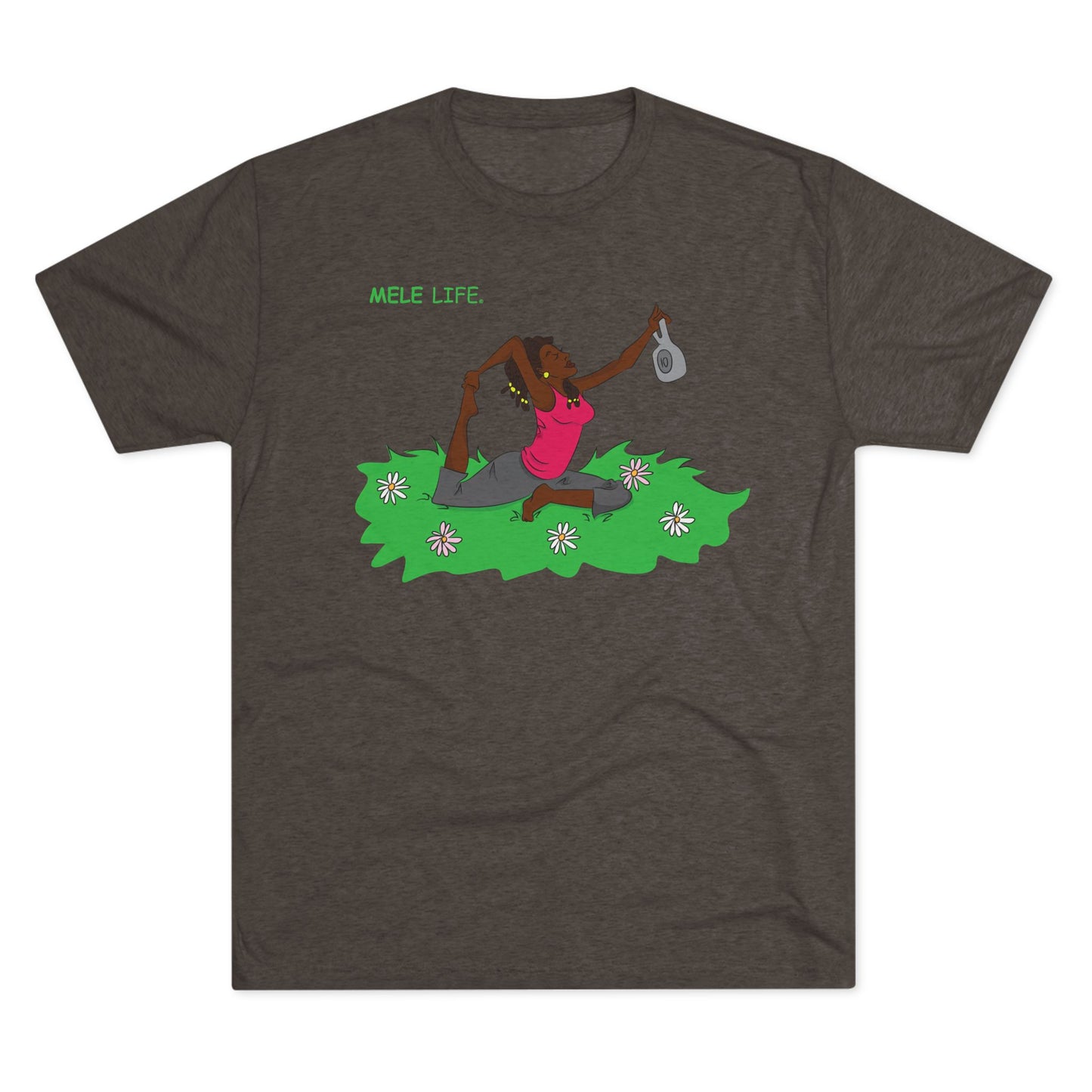 Triblend Tee (unisex) - Yoga Lady2