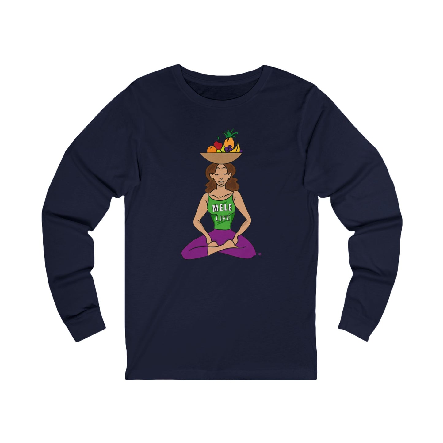 Long Sleeve Tee (Unisex) - Yoga Lady 1