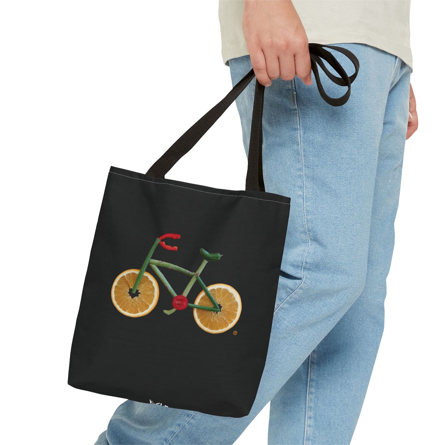 Tote Bag - Veggie Bike  (black)