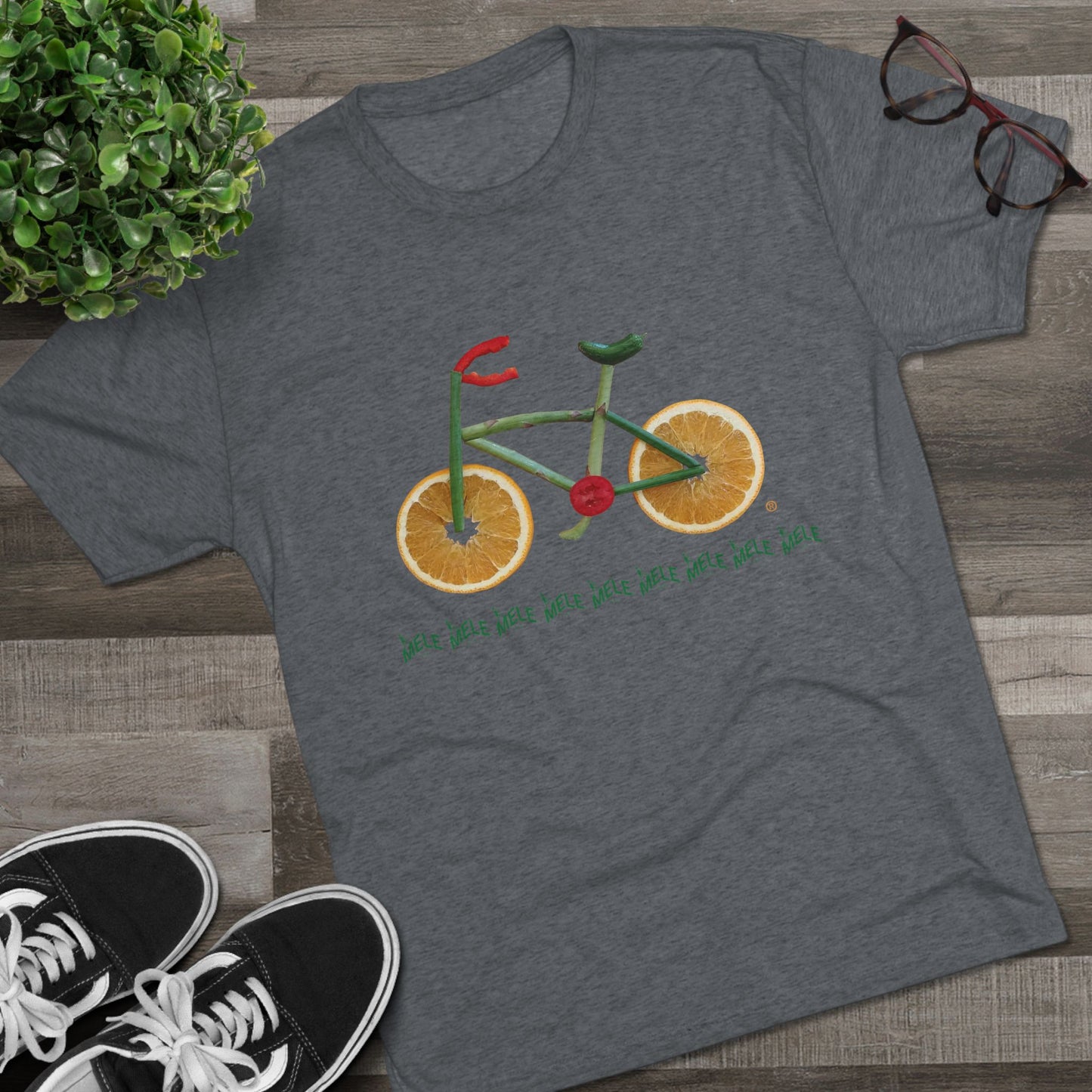 Triblend Tee (unisex) - Veggie Bike