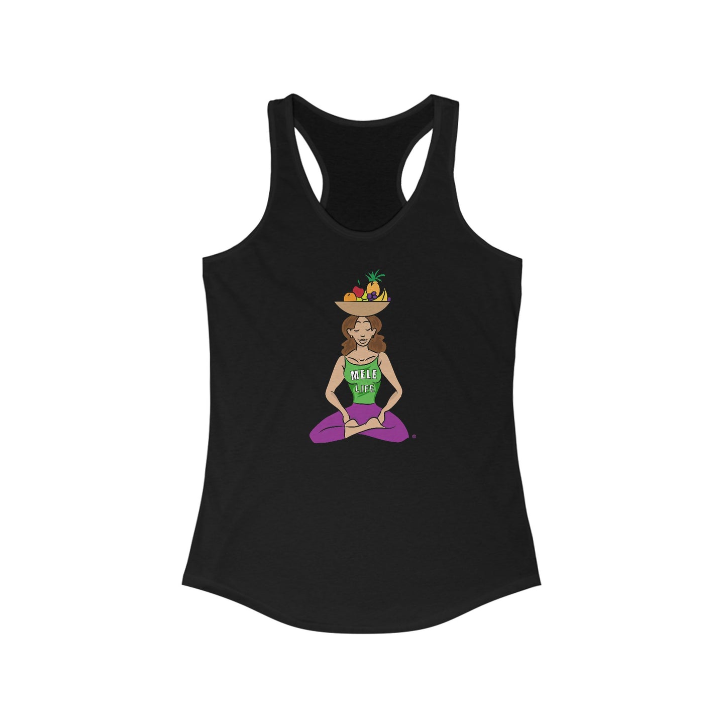 Women's Racerback Tank - Yoga Lady1