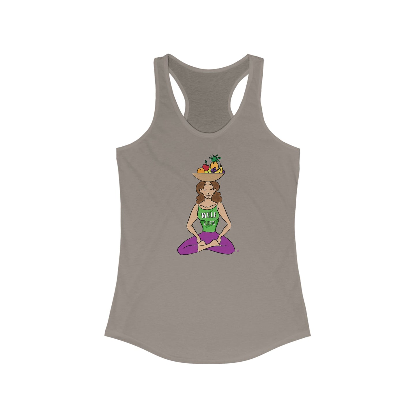 Women's Racerback Tank - Yoga Lady1