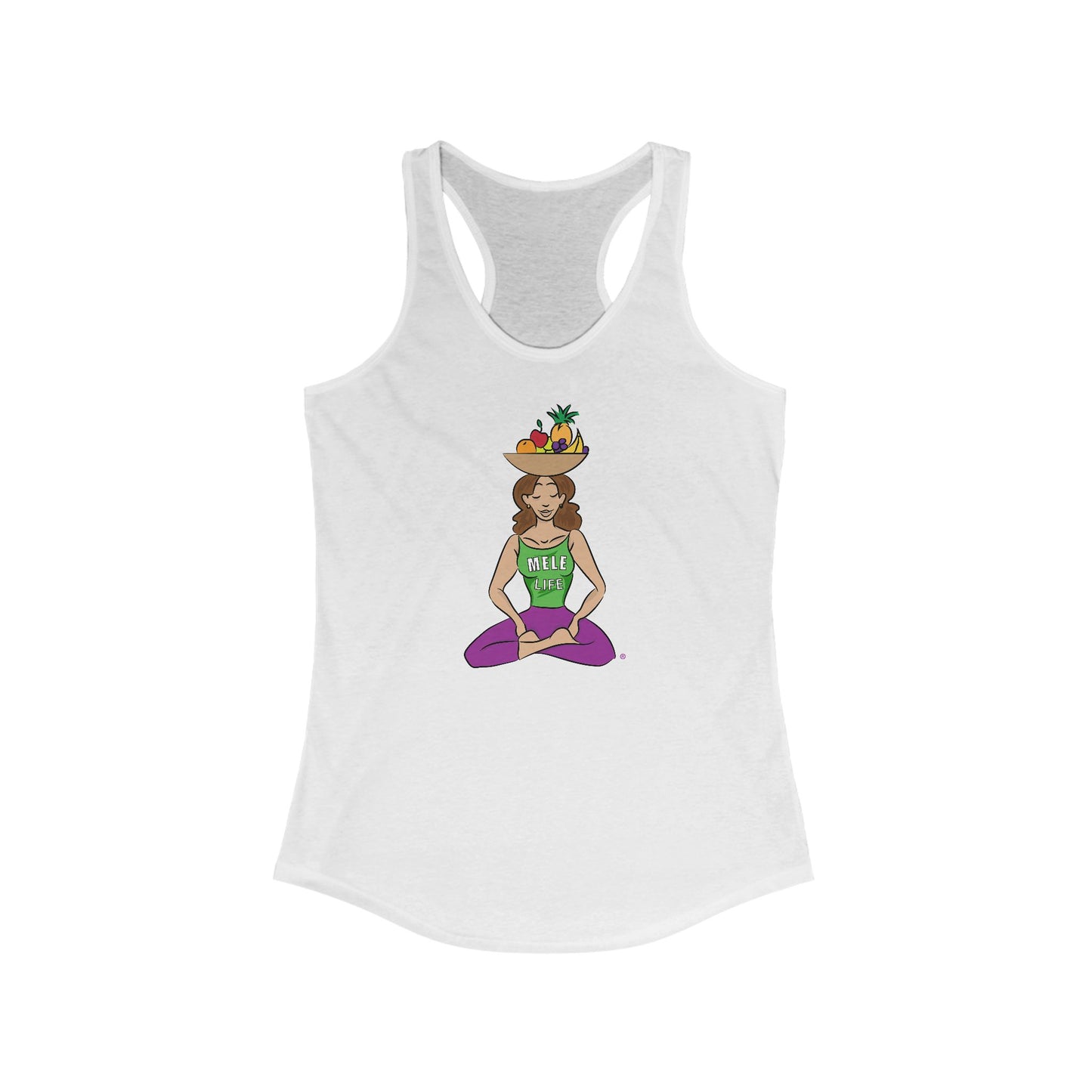 Women's Racerback Tank - Yoga Lady1