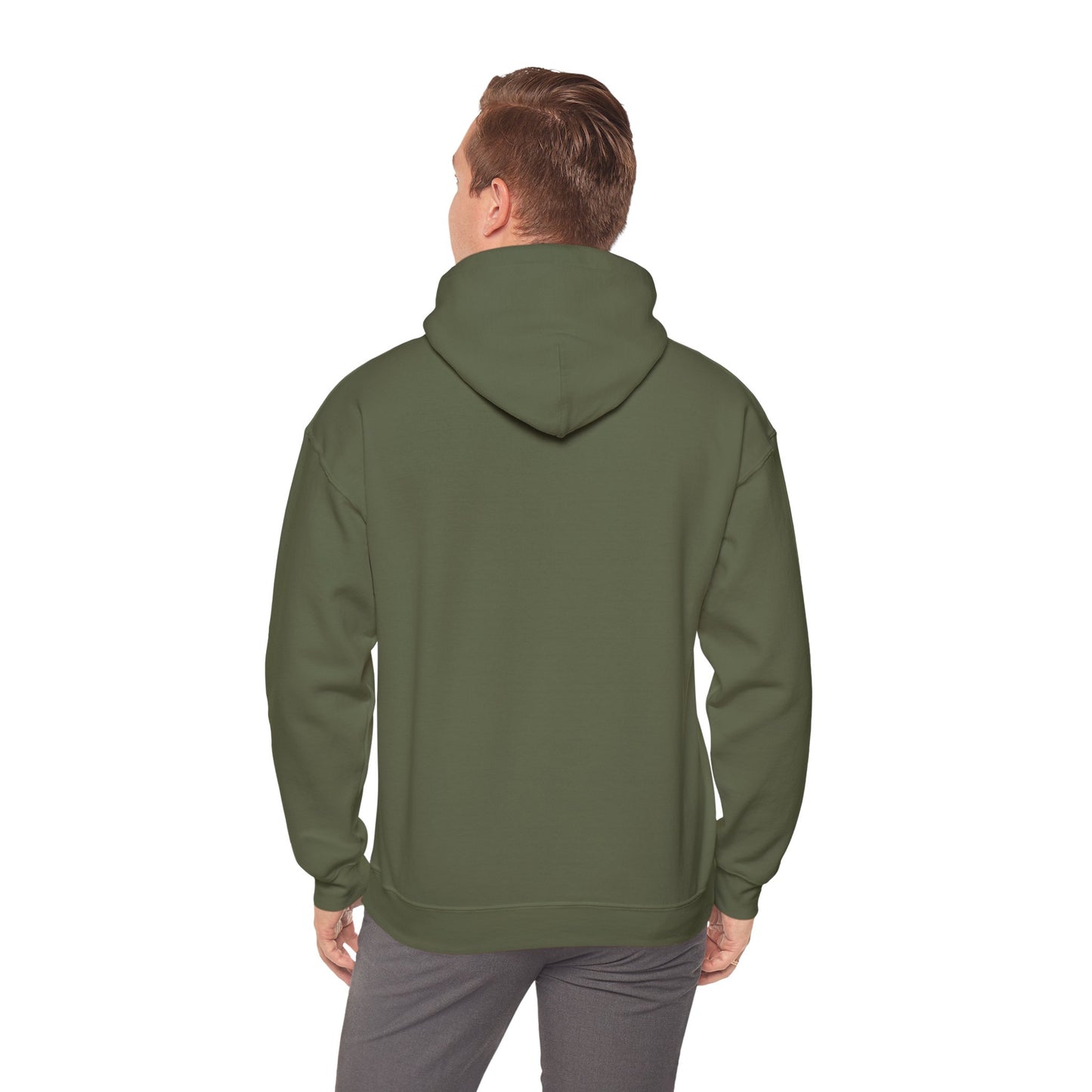 Hooded Sweatshirt (unisex) - Strong Brown Man  (color palette B)