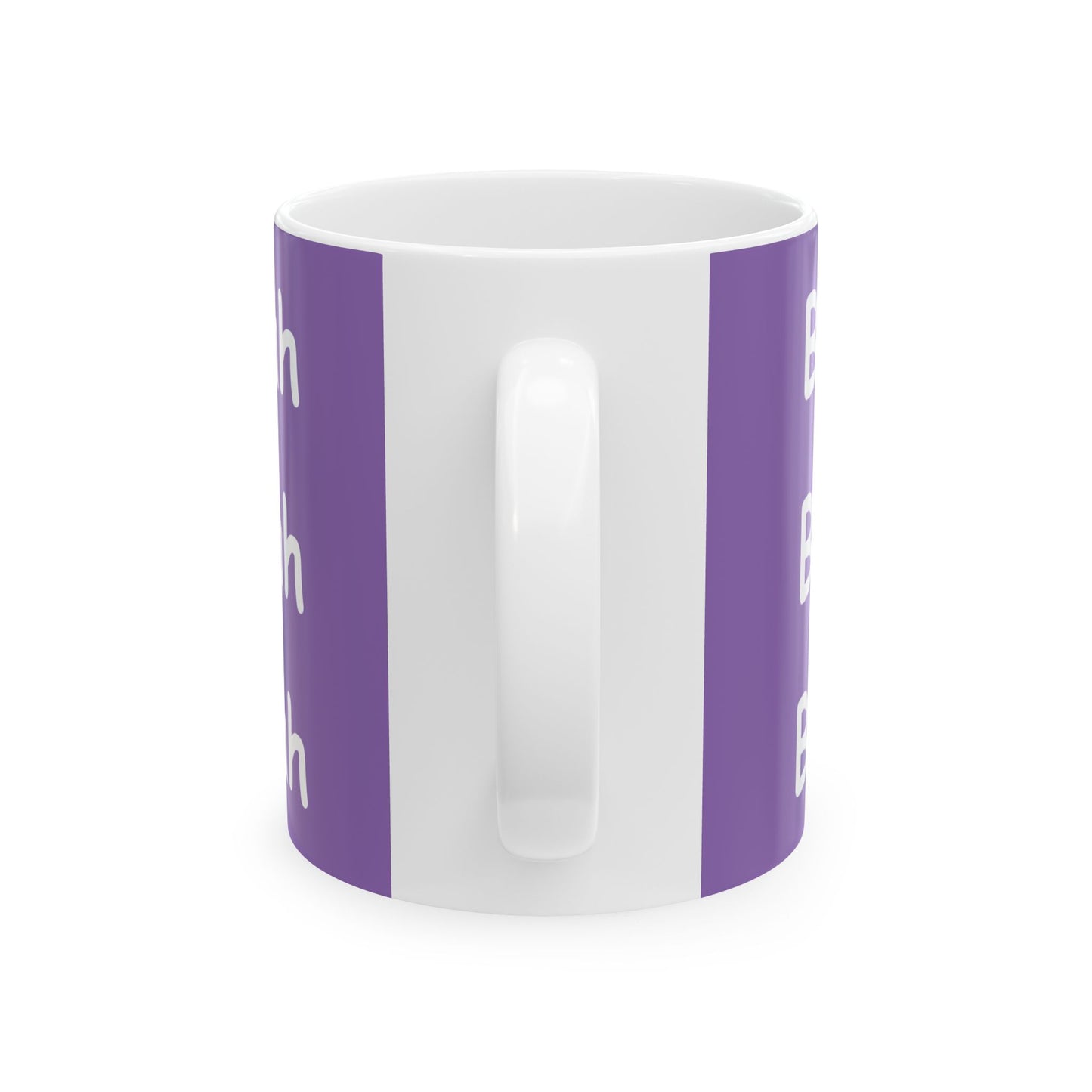 Coffee Mug (11oz/15oz) - Blah Blah Blah  (purple)