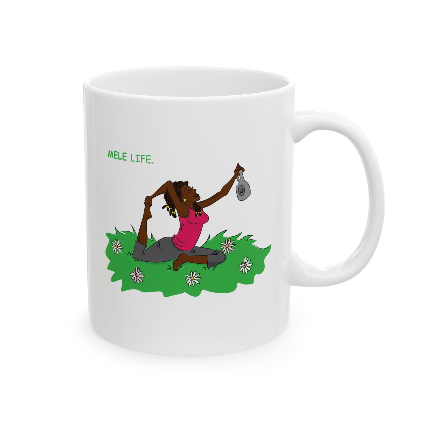 Coffee Mug (11oz/15oz) - Yoga Lady 2