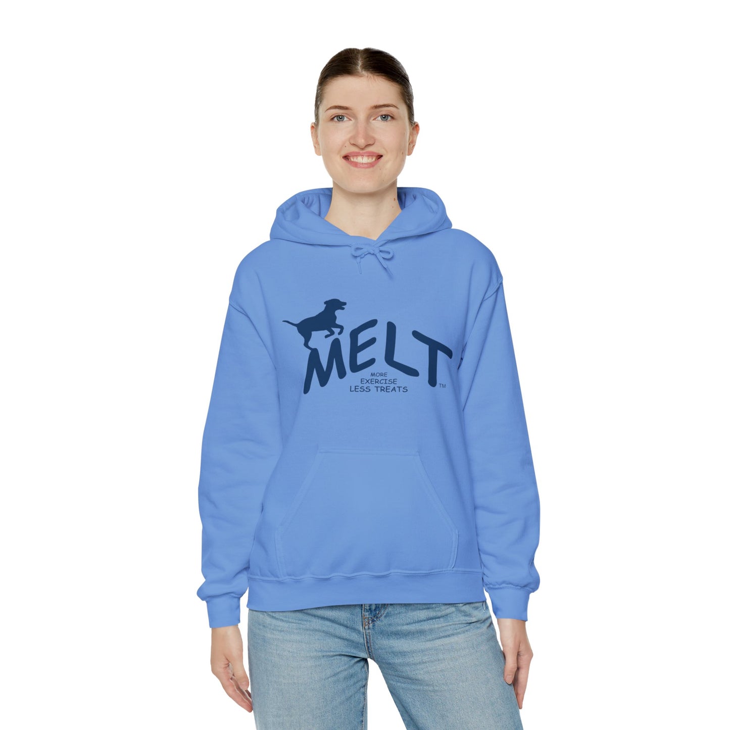 Hooded Sweatshirt (unisex) - MELT   (blue)