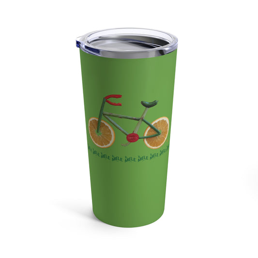 Tumbler 20oz - Veggie Bike   (green)