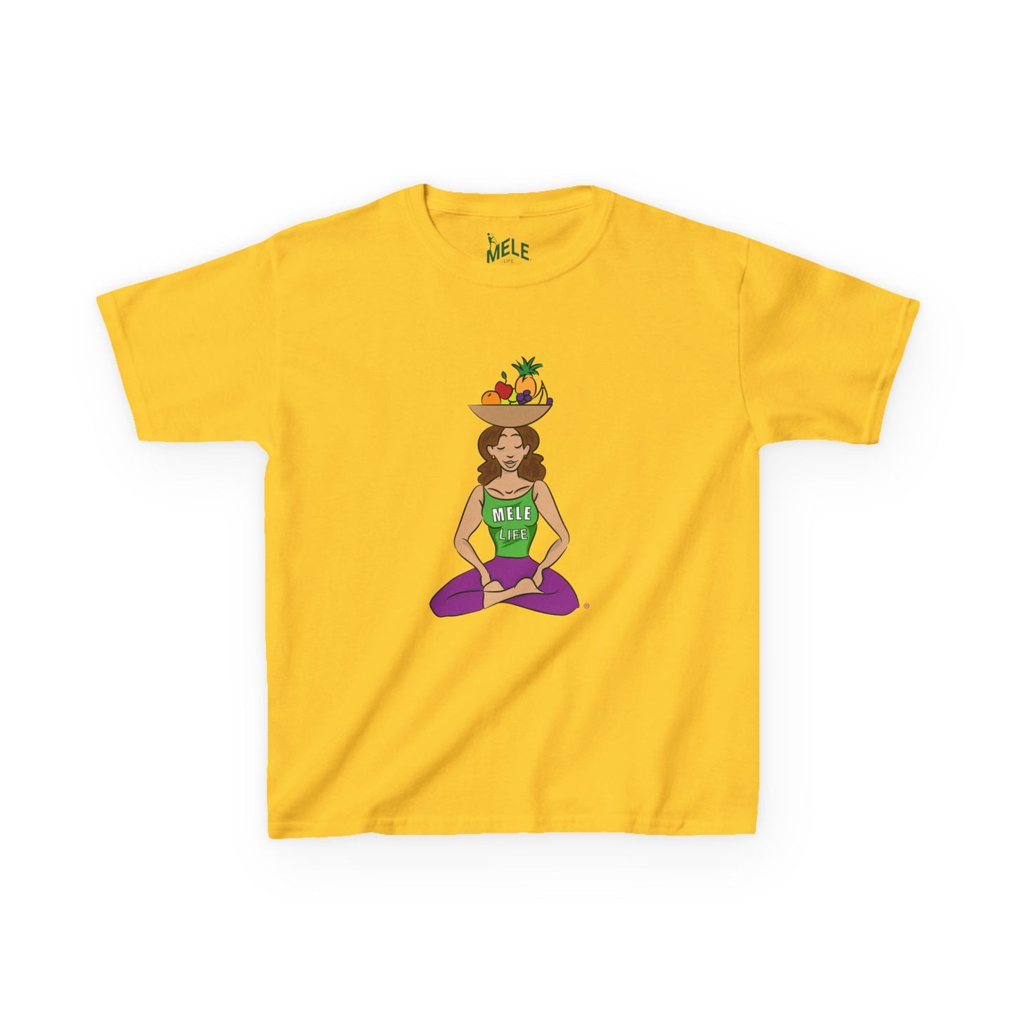 Kids Tee - Yoga Lady 1