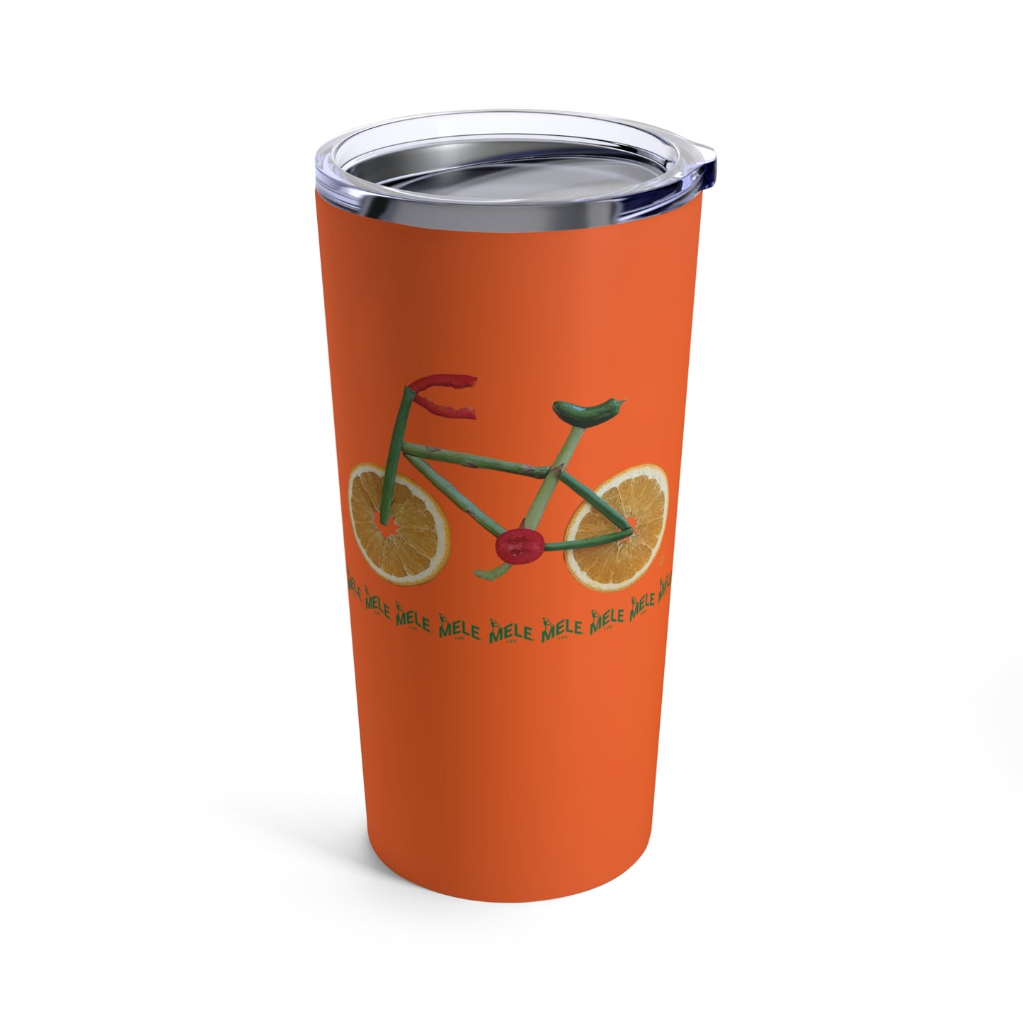 Tumbler 20oz - Veggie Bike   (orange)