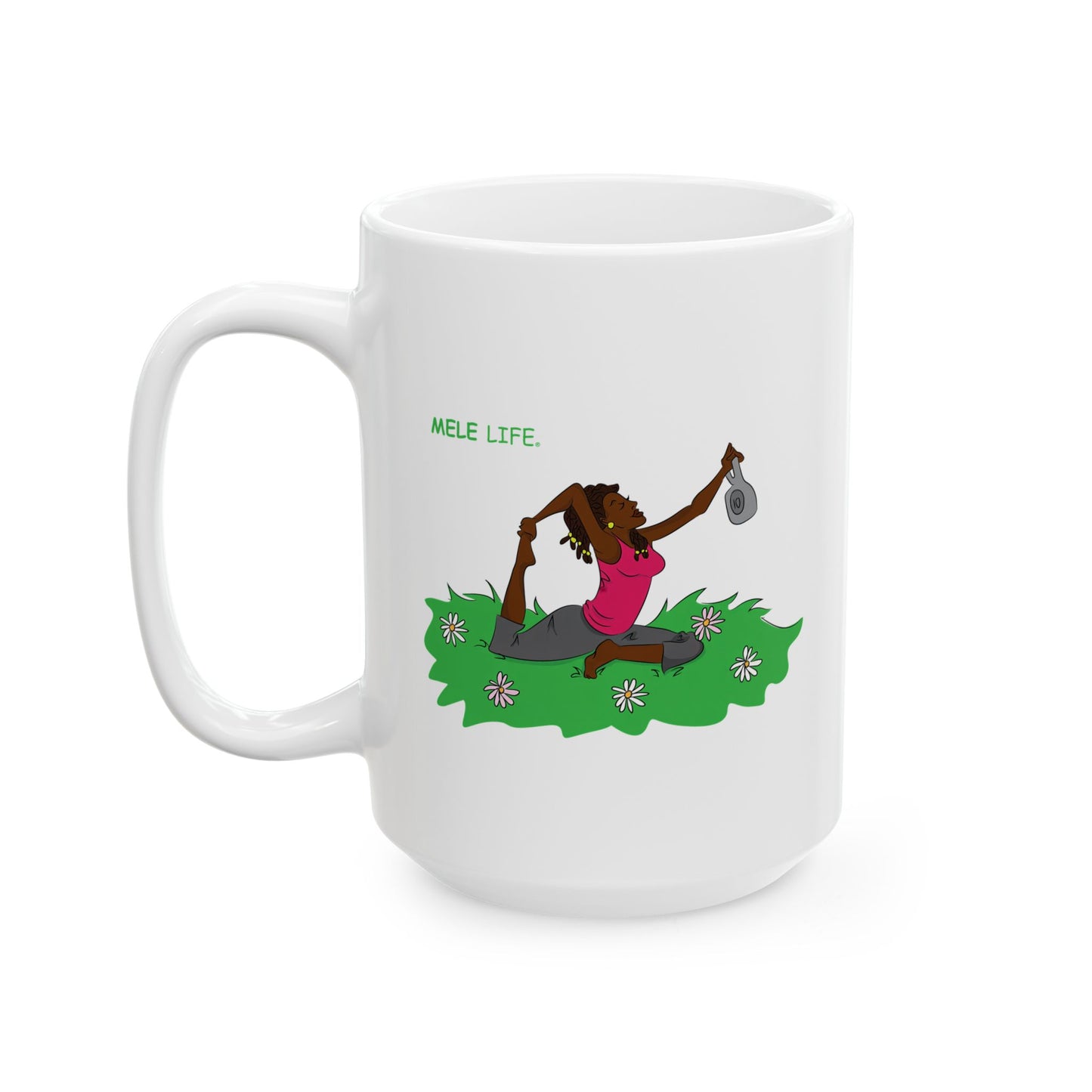 Coffee Mug (11oz/15oz) - Yoga Lady 2