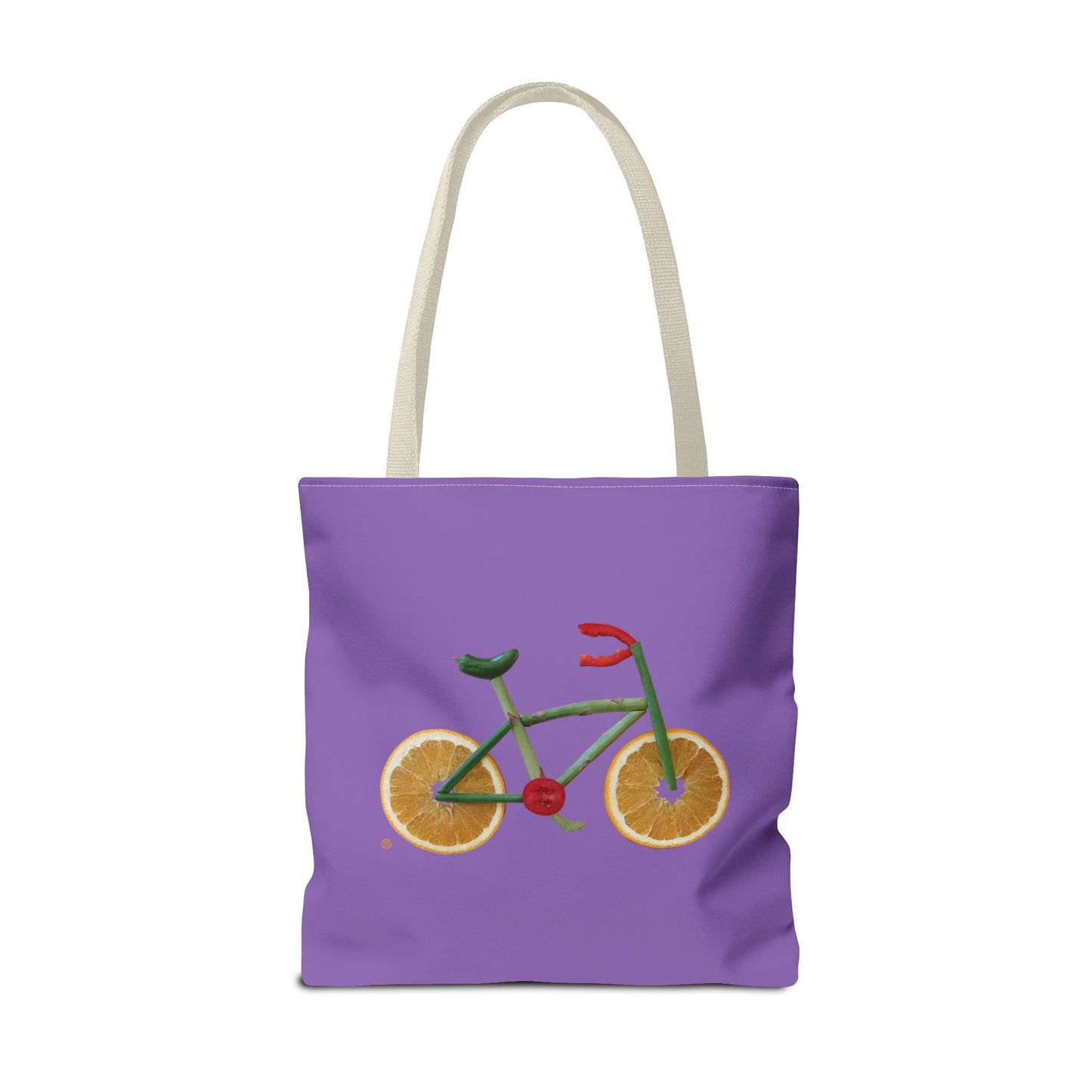Tote Bag - Veggie Bike  (purple)