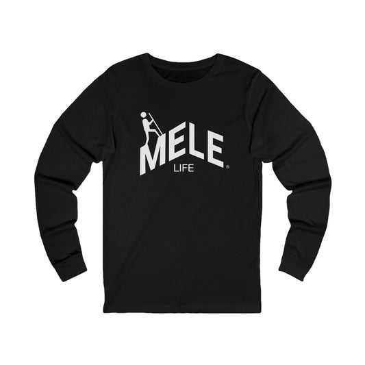 Long Sleeve Tee (Unisex) - MELE LIFE logo  (white text)