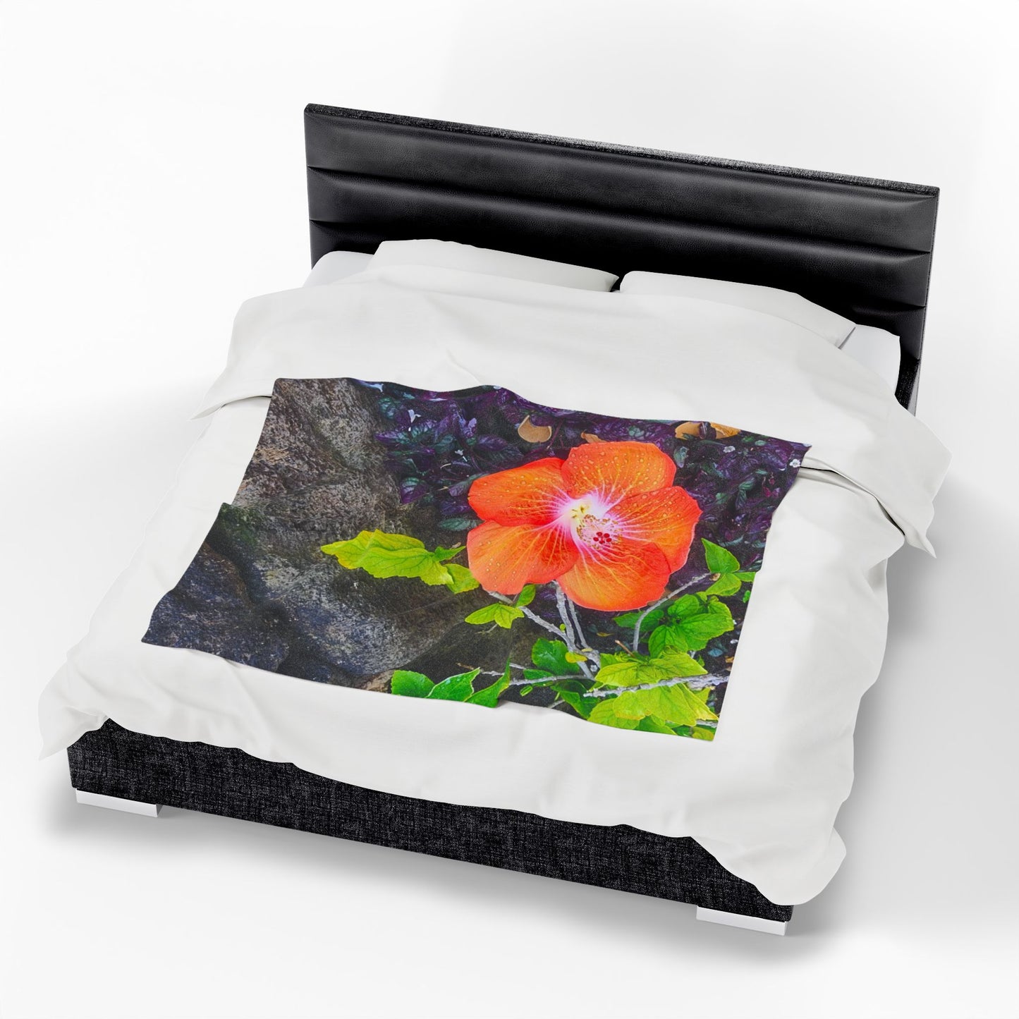 Blanket  - Hawaiian Hibiscus Flower