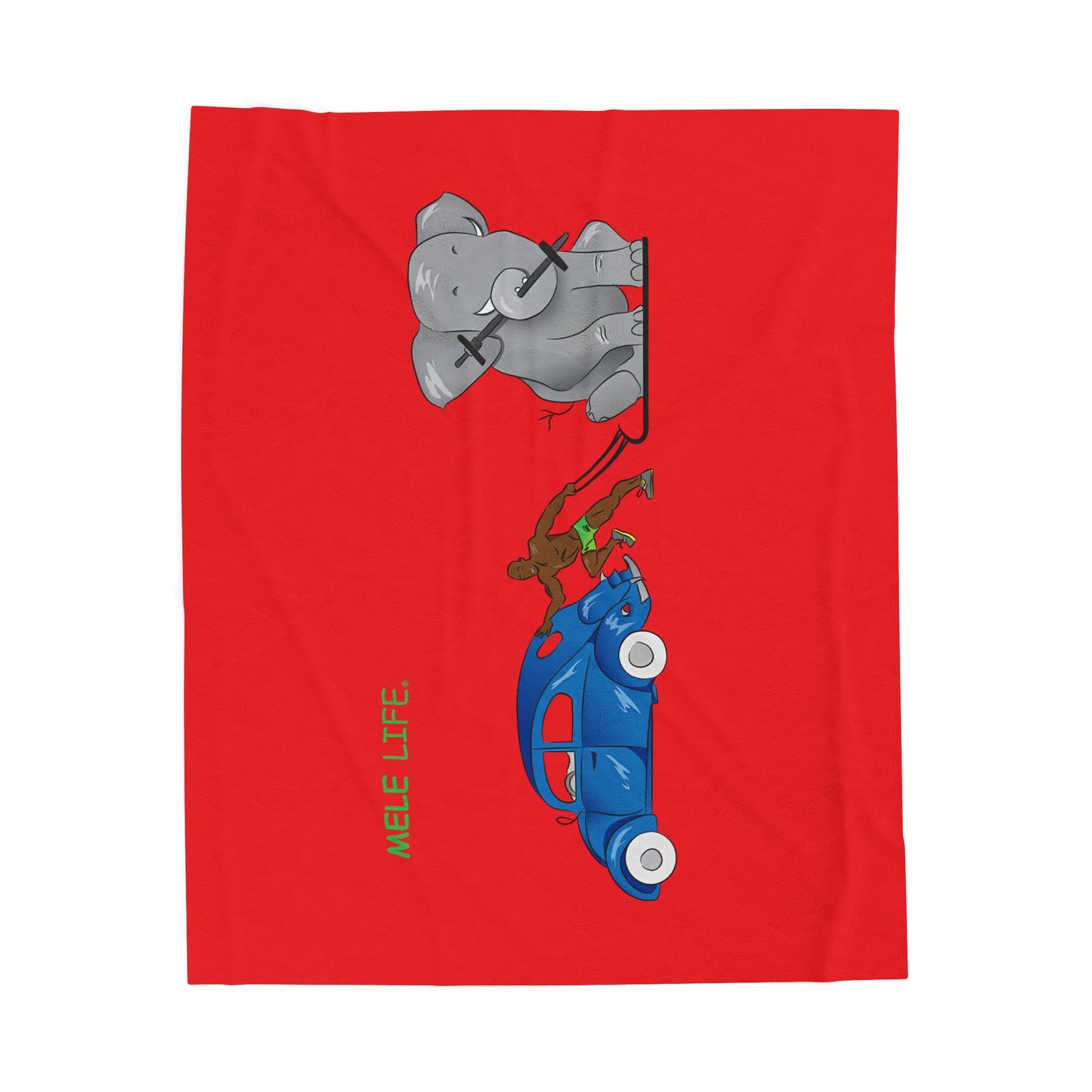 Blanket  - Strong Black Man  (red)