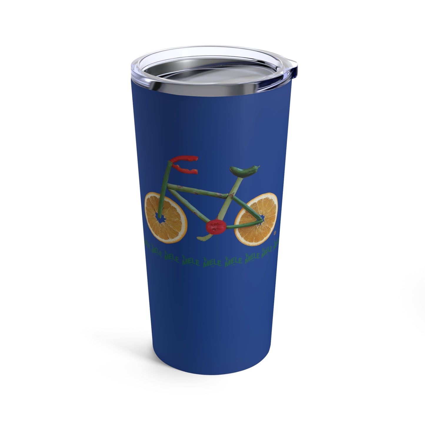 Tumbler 20oz - Veggie Bike   (dark blue)