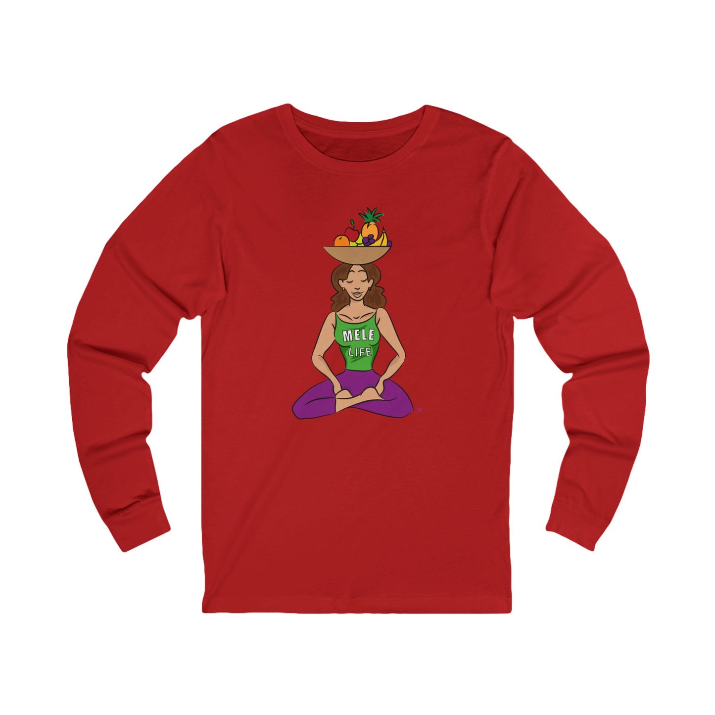 Long Sleeve Tee (Unisex) - Yoga Lady 1