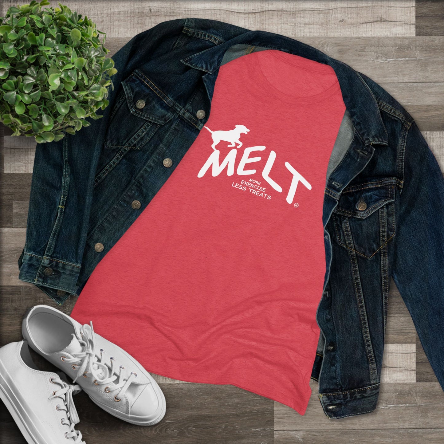 Women's Triblend Tee - MELT for dogs