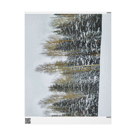 Wrapping Paper - Forest Winterscape