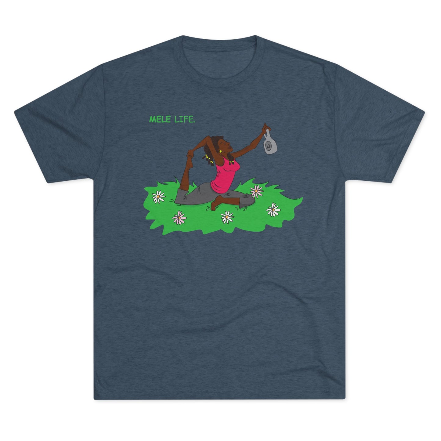 Triblend Tee (unisex) - Yoga Lady2