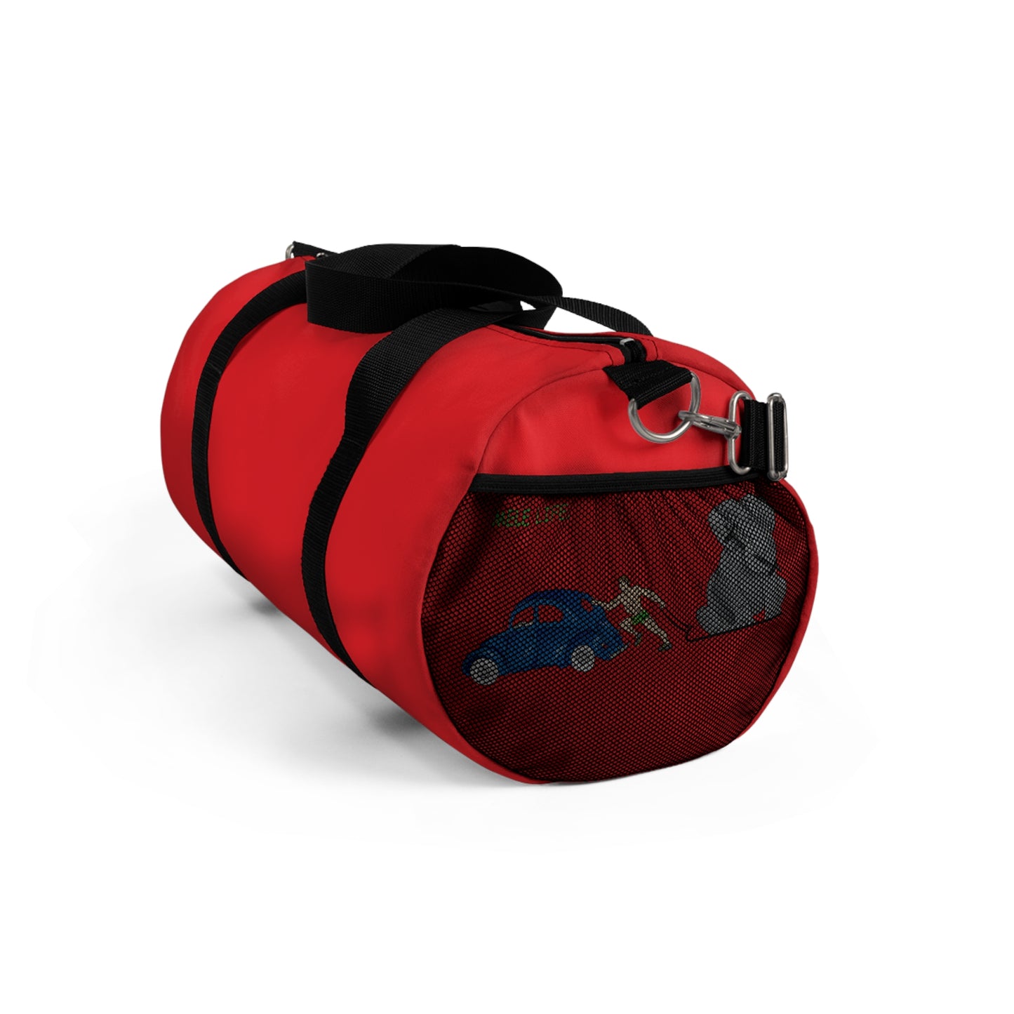 Duffel Bag - Strong White Man  (red)