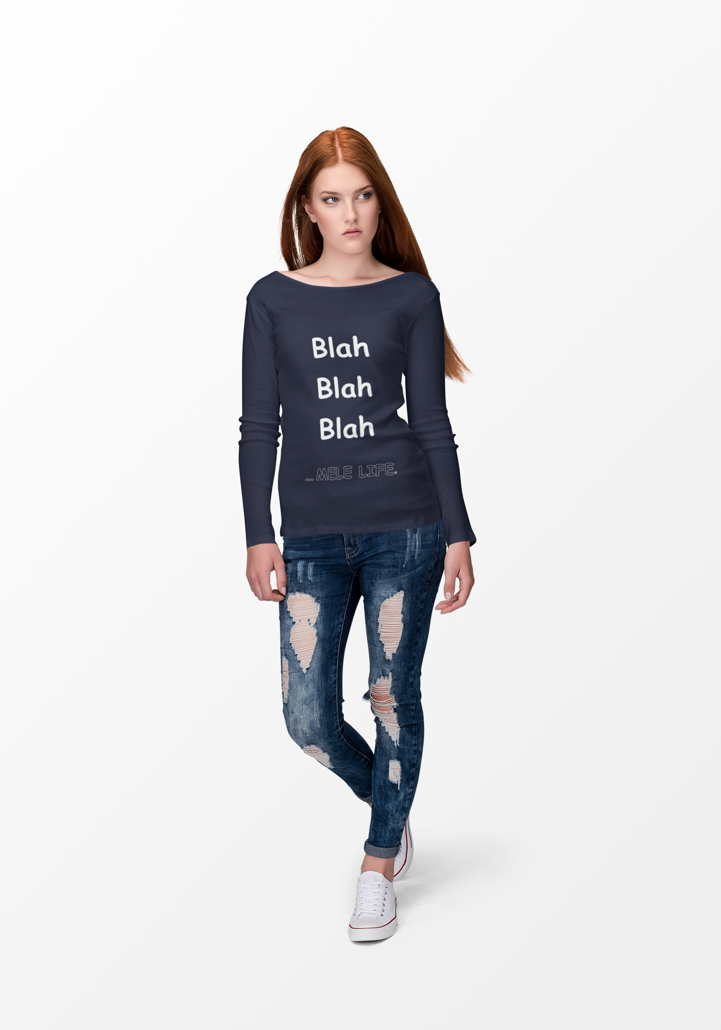 Long Sleeve Tee (Unisex) - Blah Blah Blah