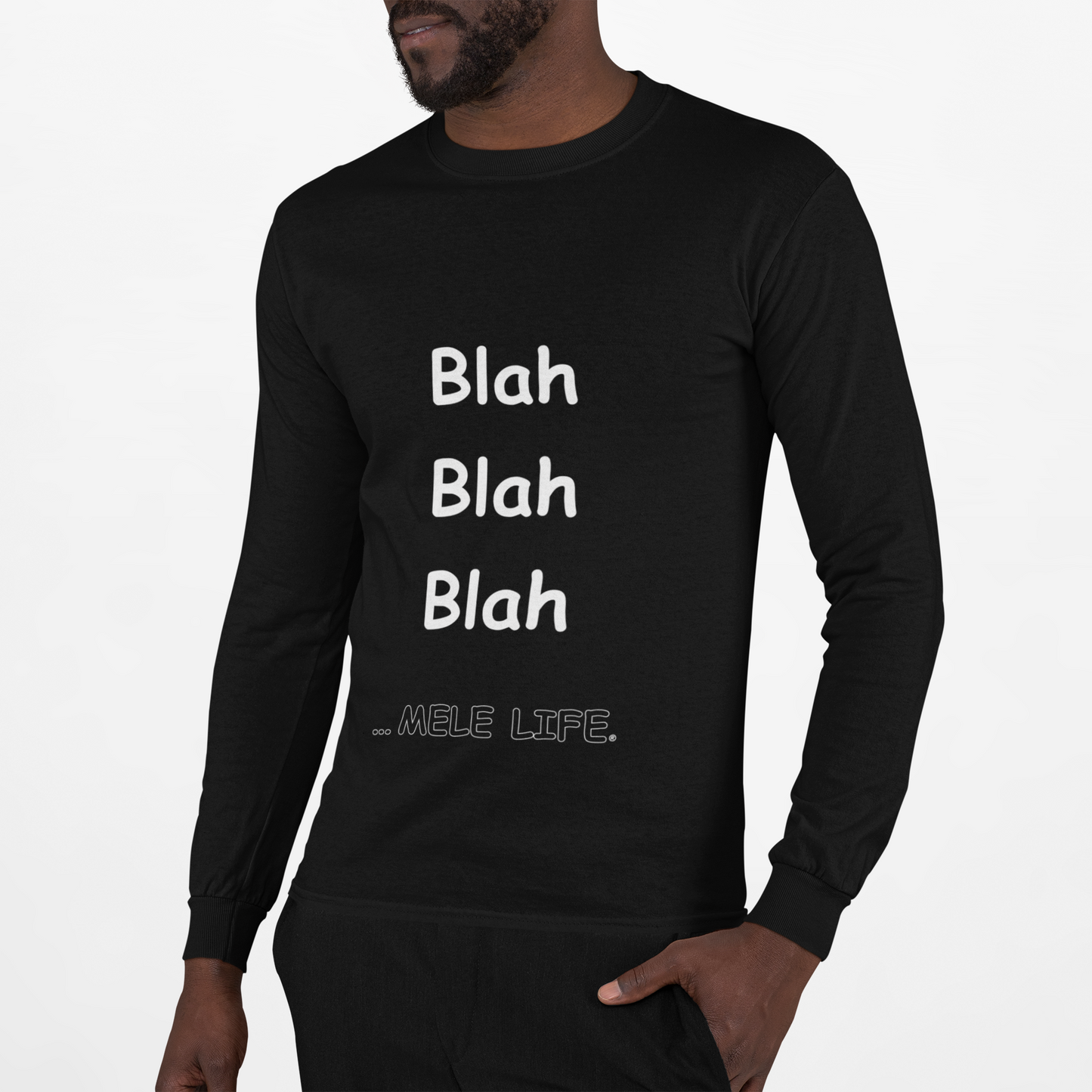 Long Sleeve Tee (Unisex) - Blah Blah Blah