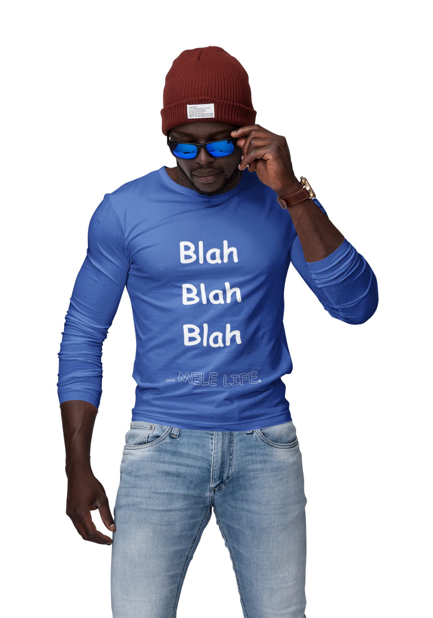 Long Sleeve Tee (Unisex) - Blah Blah Blah