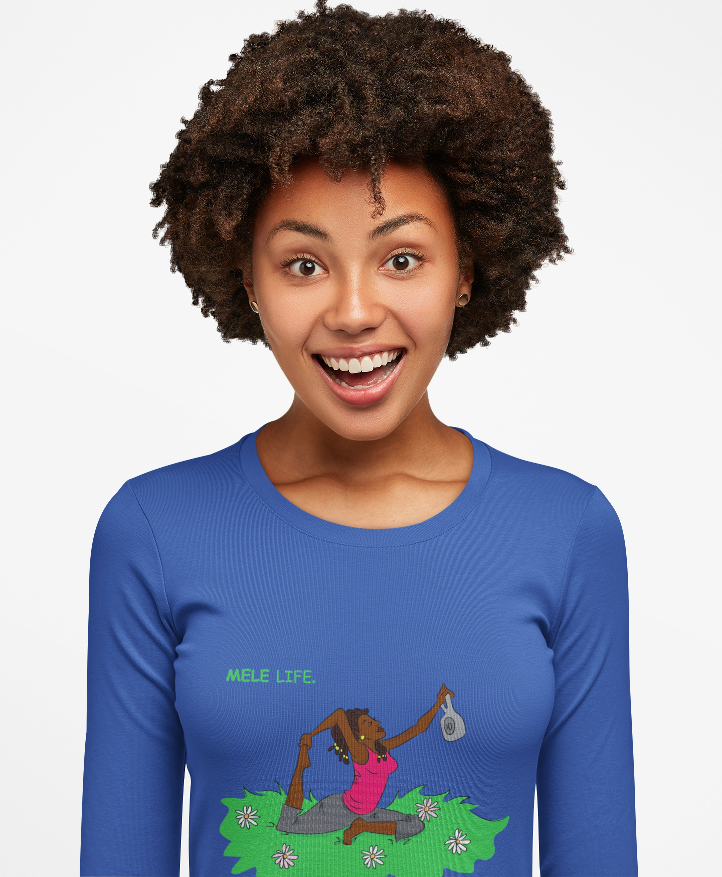 Long Sleeve Tee (Unisex) - Yoga Lady 2