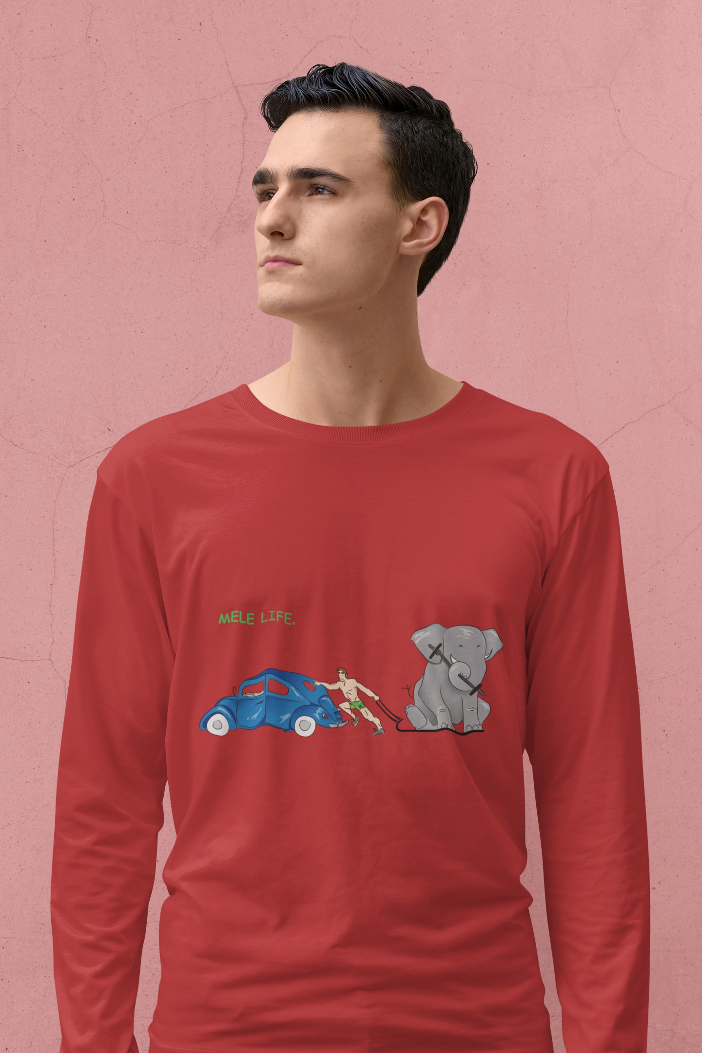 Long Sleeve Tee (Unisex) - Strong White Man