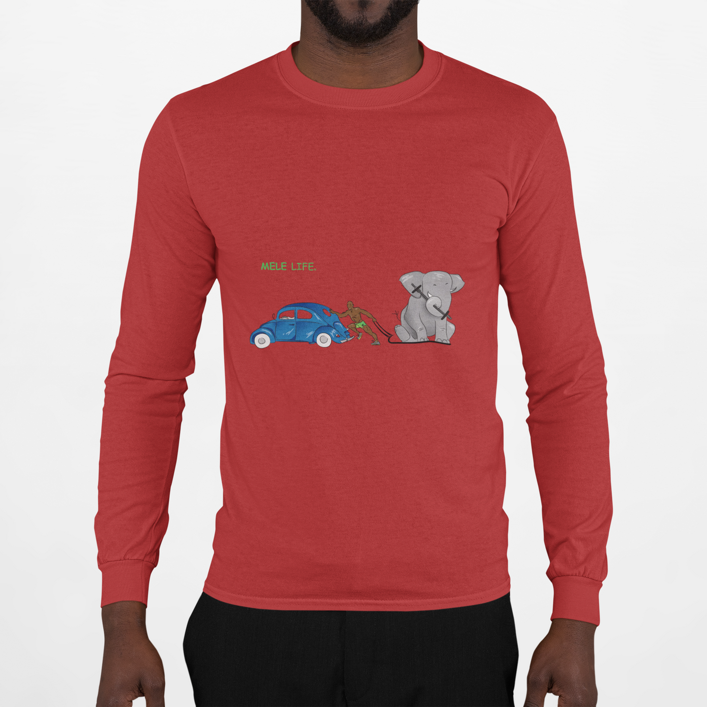 Long Sleeve Tee (Unisex) - Strong Black Man