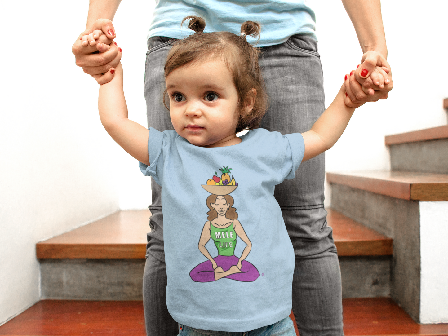 Infant Tee - Yoga Lady 1