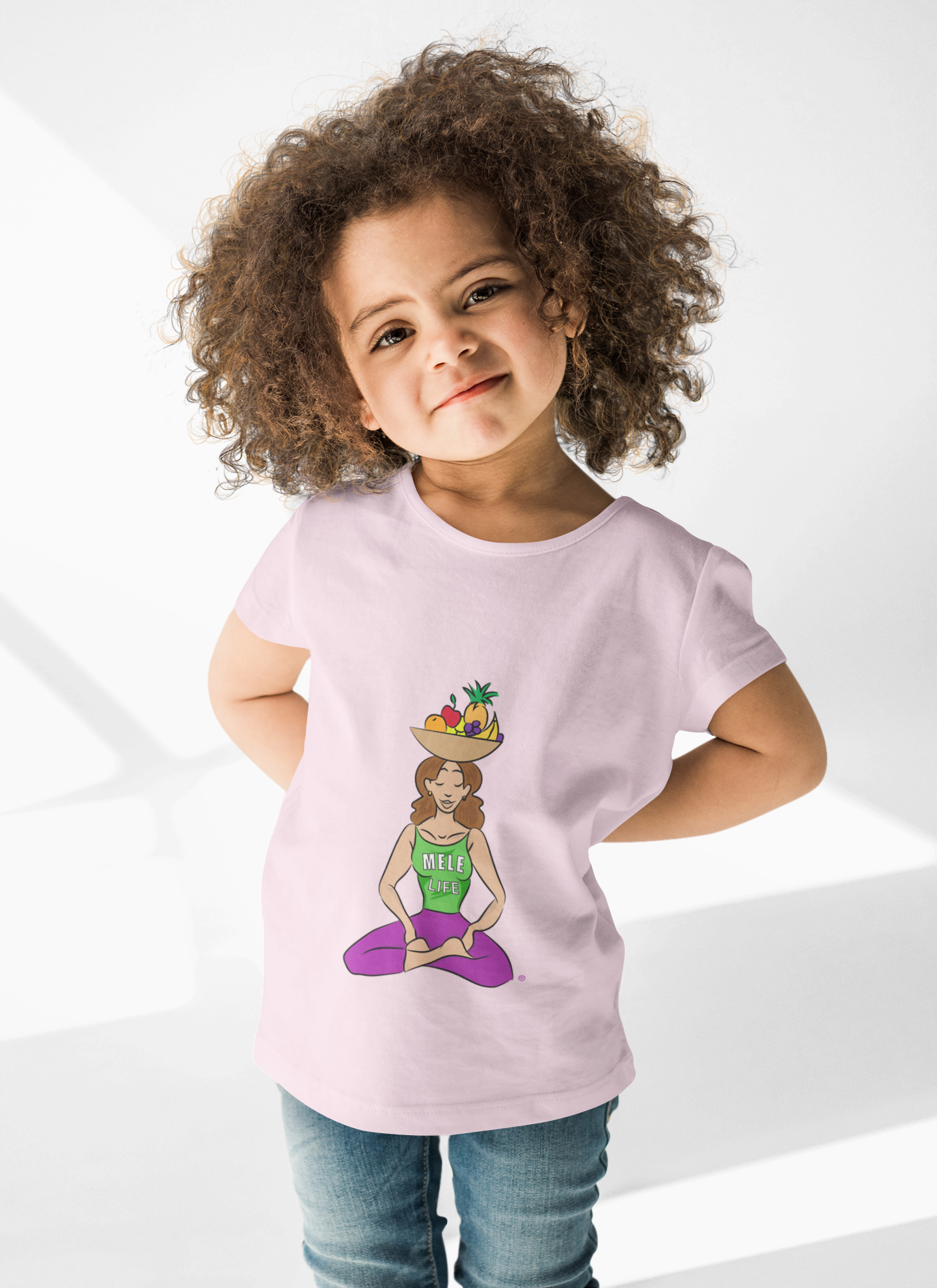 Kids Tee - Yoga Lady 1