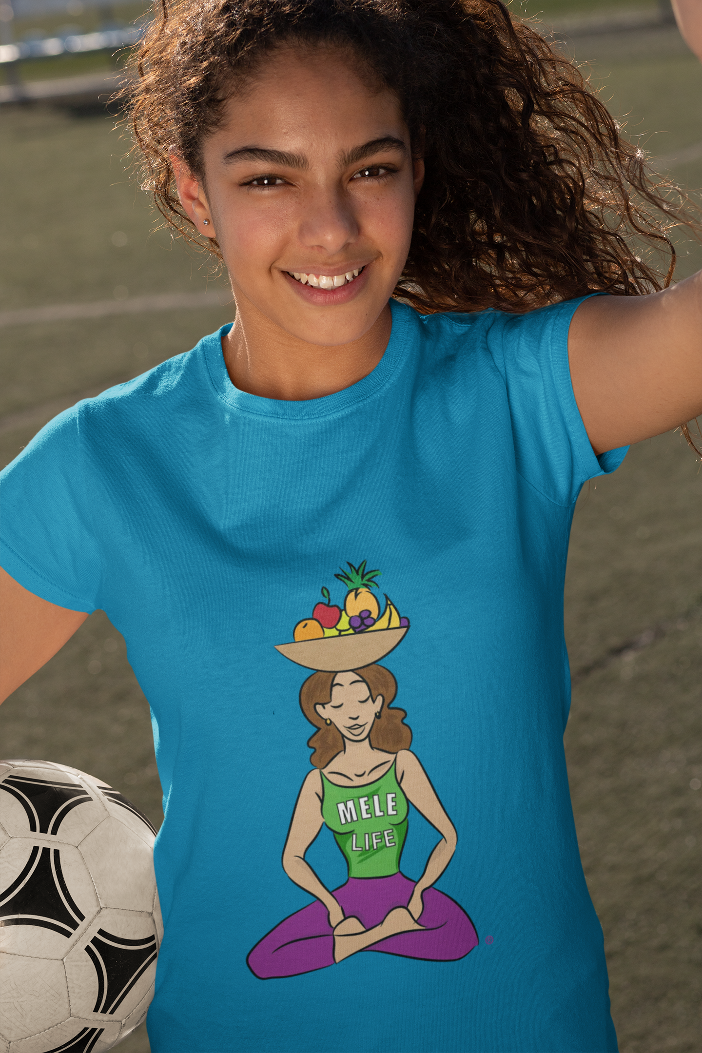 Kids Tee - Yoga Lady 1