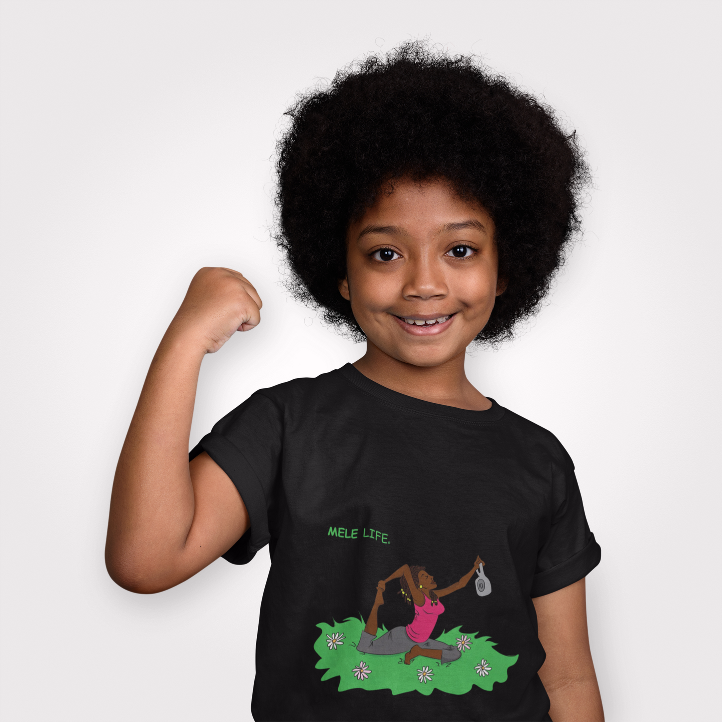Kids Tee - Yoga Lady 2
