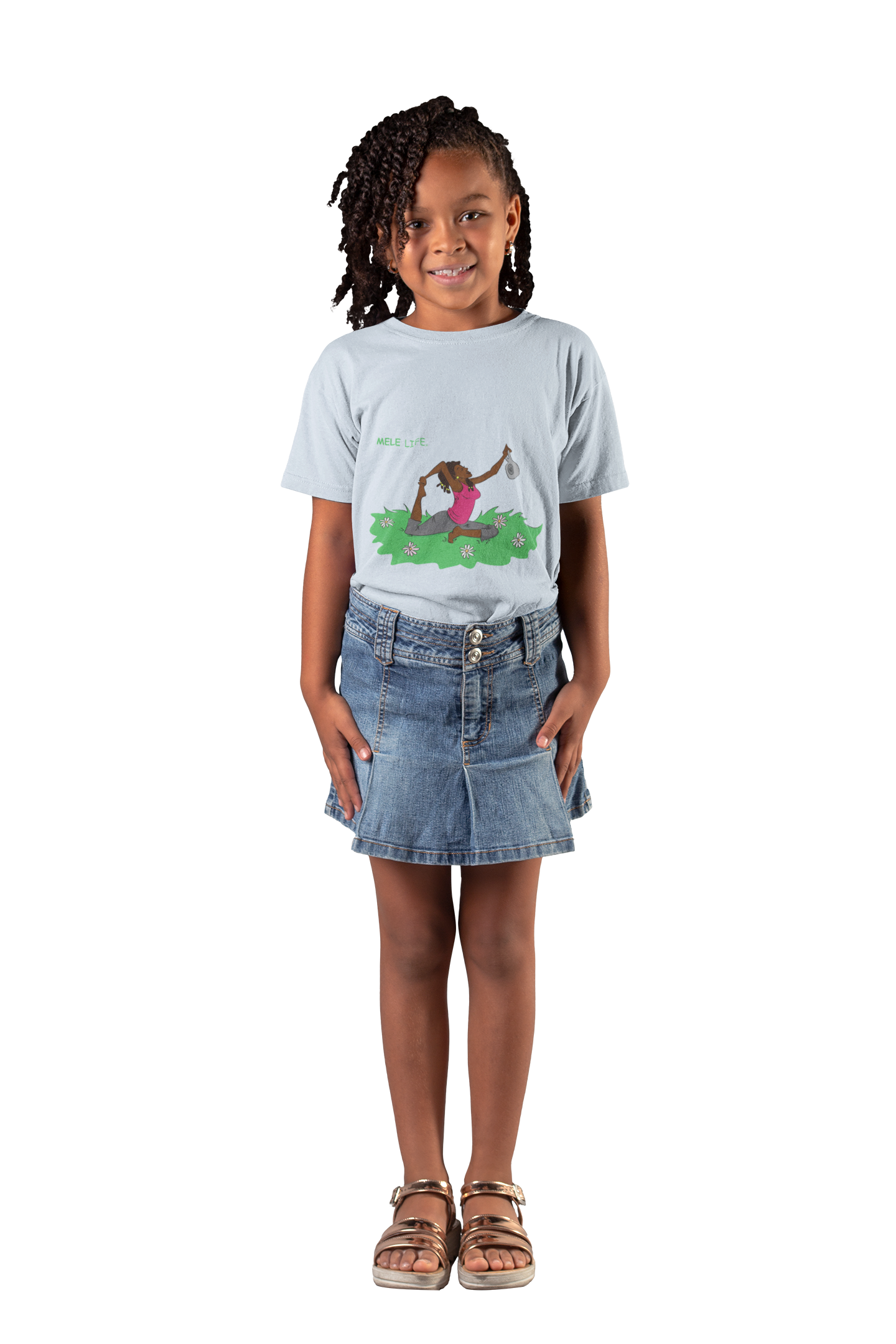 Kids Tee - Yoga Lady 2