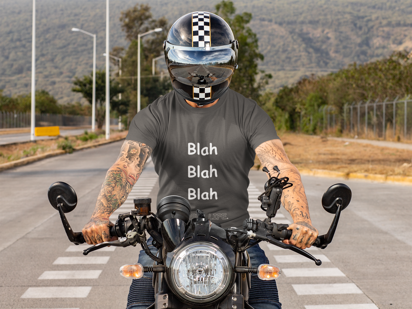 Triblend Tee (unisex) - Blah Blah Blah