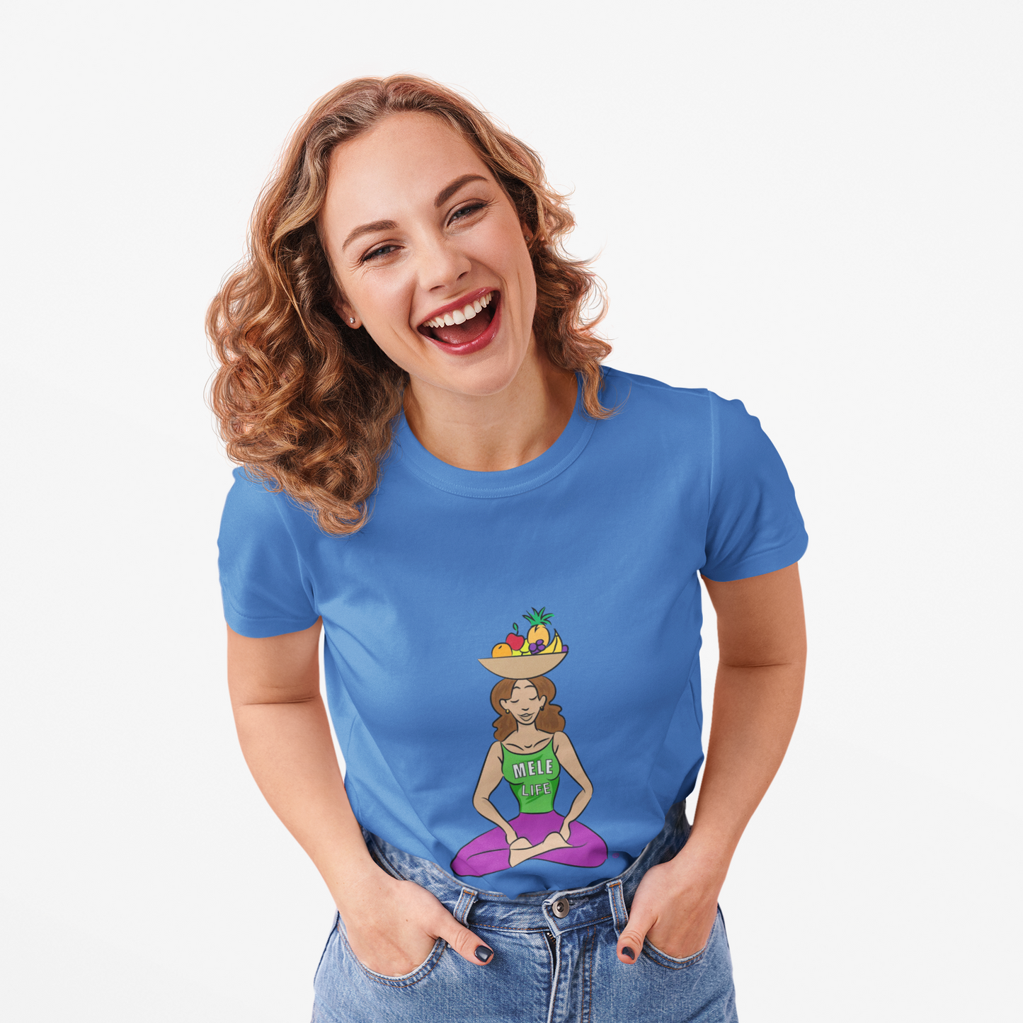 Triblend Tee (unisex) - Yoga Lady1