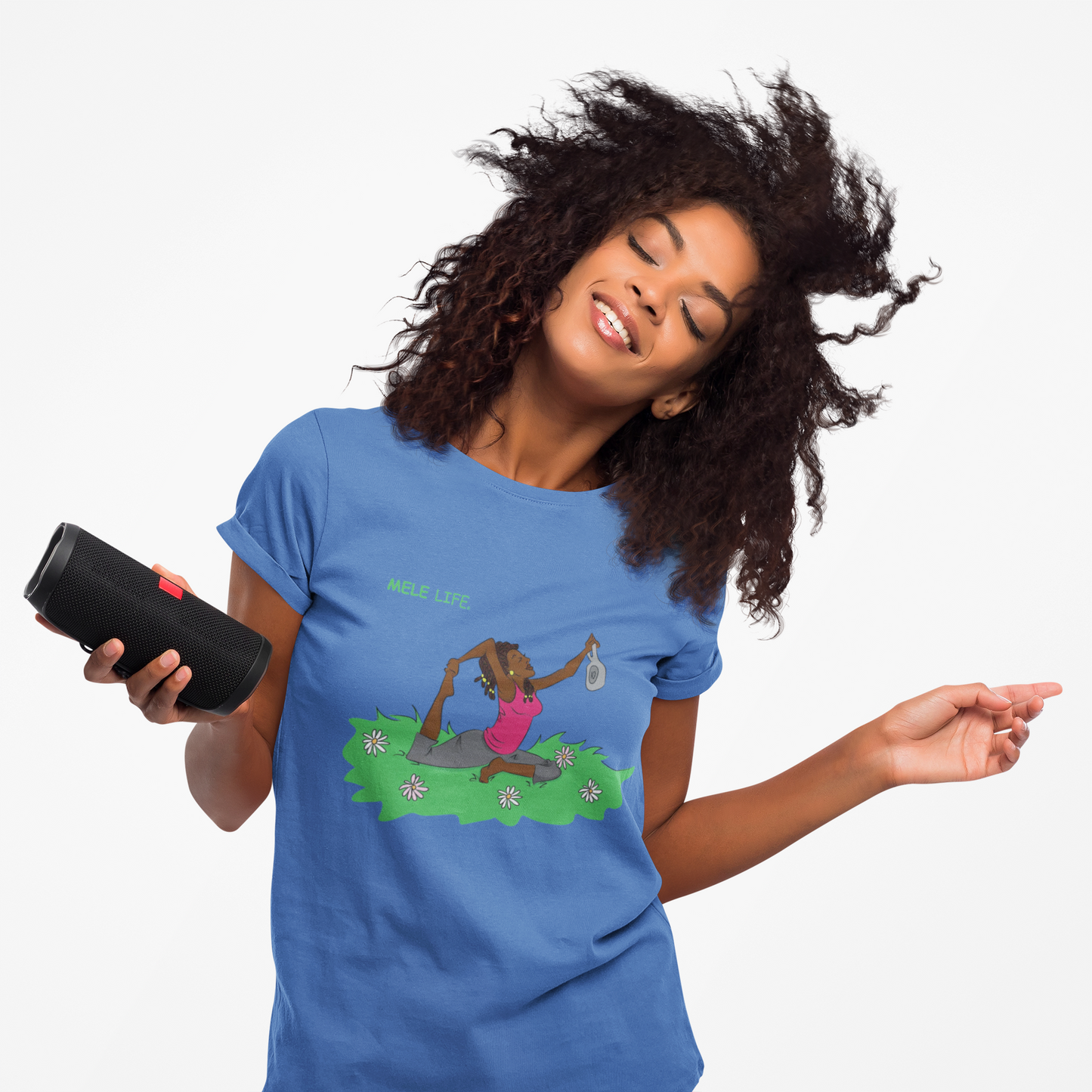 Triblend Tee (unisex) - Yoga Lady2