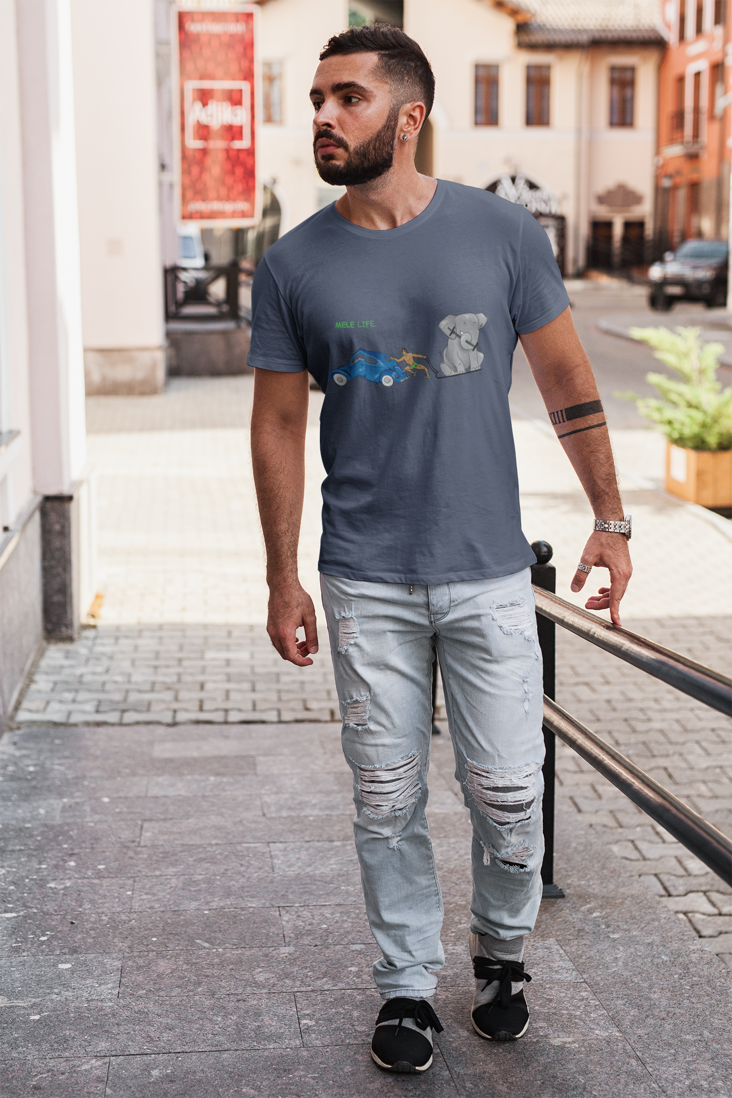 Triblend Tee (unisex) - Strong Brown Man