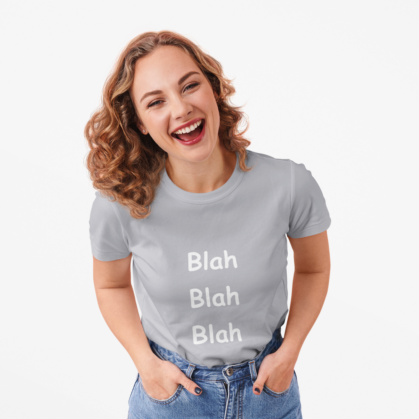 Women's Triblend Tee - Blah Blah Blah