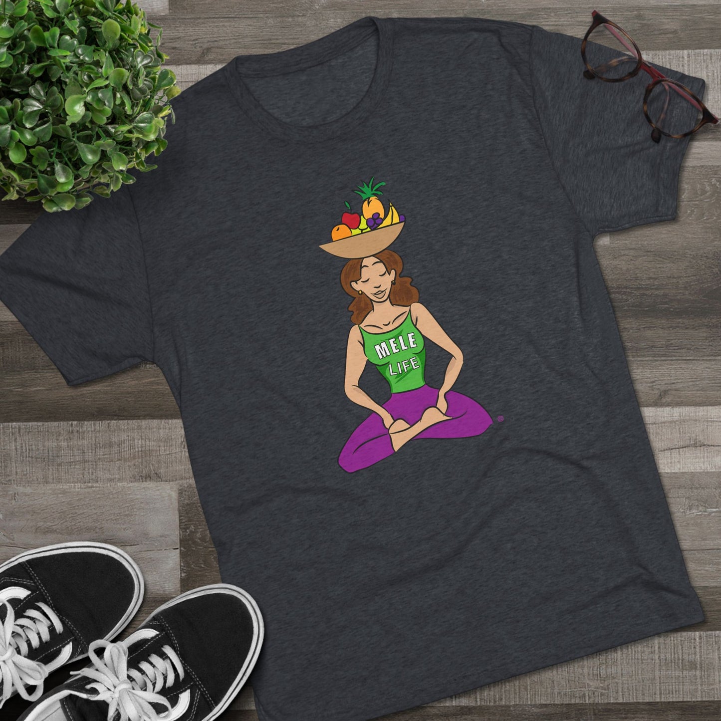 Triblend Tee (unisex) - Yoga Lady1