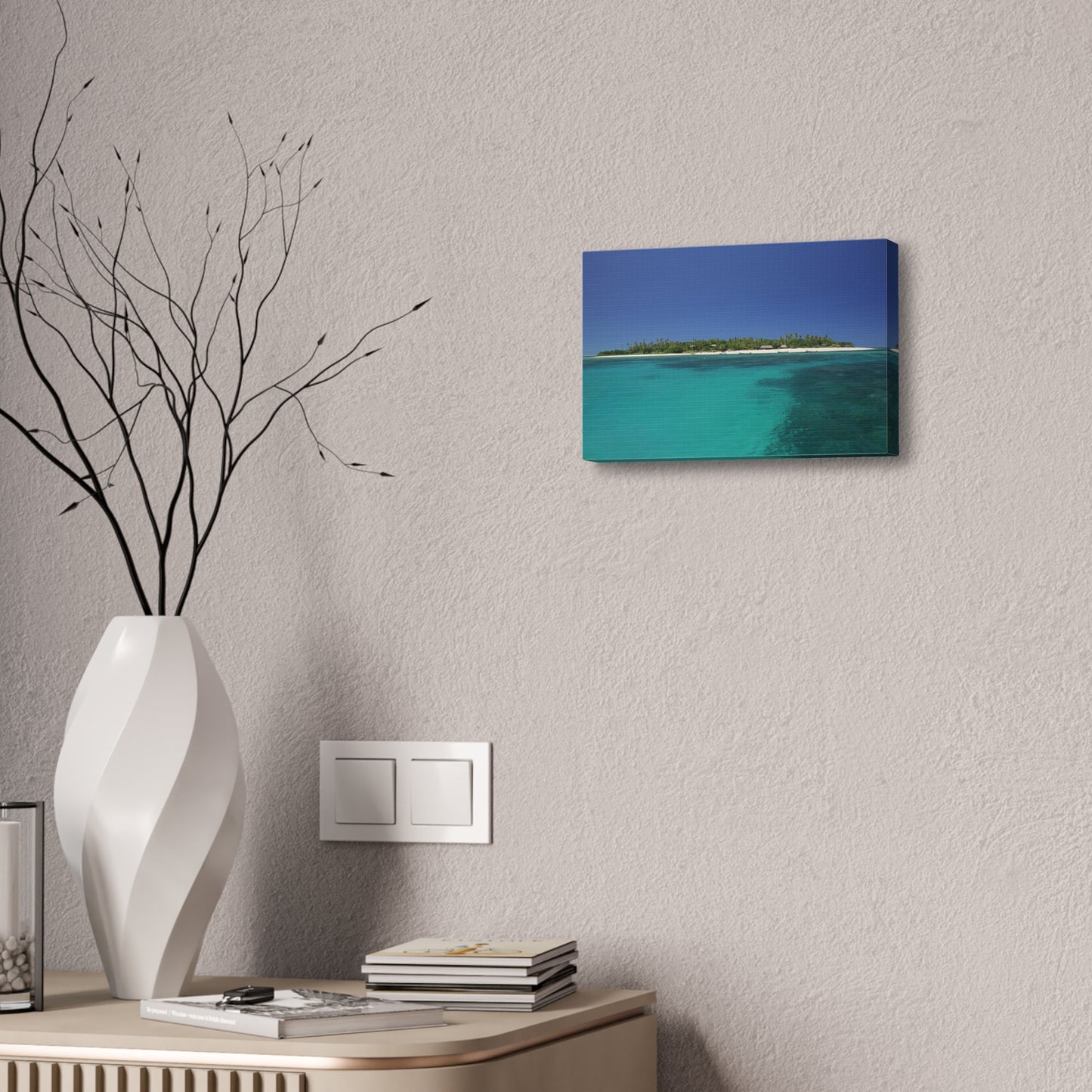 Canvas Wall Art - Tropical Island (Fiji)